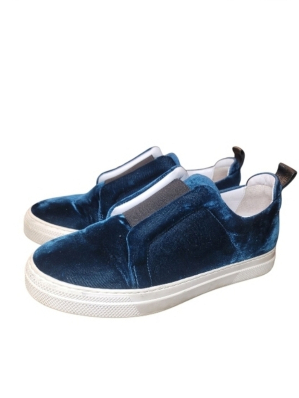 Pierre Hardy Iconic Navy Velvet Slider Slip On Sneaker Size 36 (US 6)